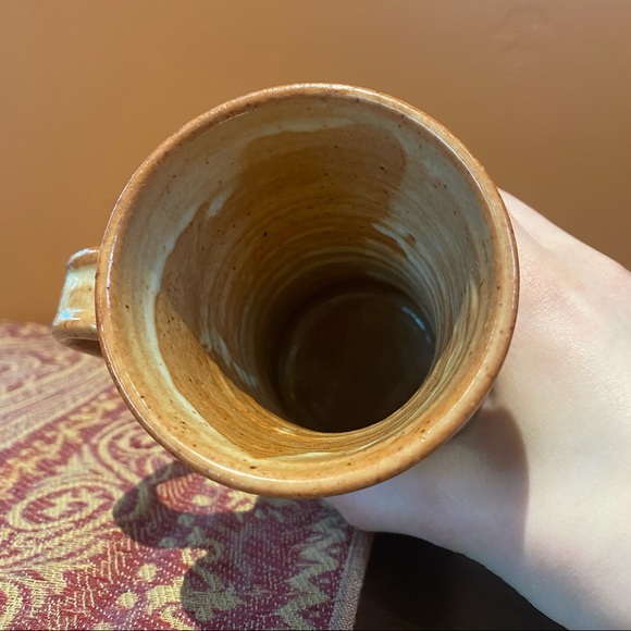 1980s Handmade Iris Stonewear Mug Set - Picture 4 of 9